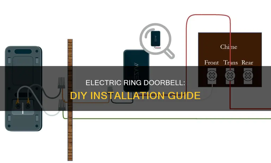 how to connect ring doorbell to electric