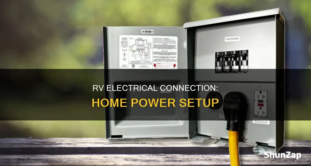 how to connect rv to home electric