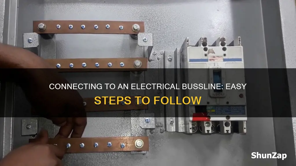 how to connect to an electrical bussline