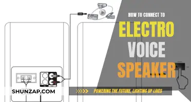 Connecting to Electro-Voice Speakers: A Simple Guide