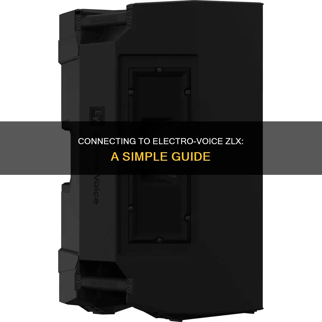 how to connect to electro voice zlx