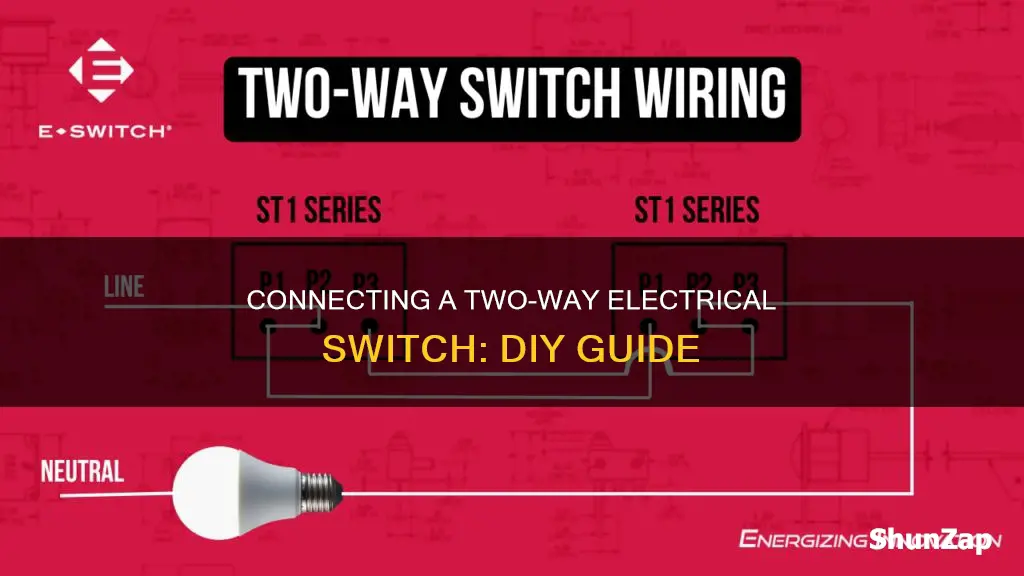 how to connect two way electrical switch