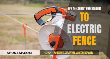 Electric Fence Connection: Underground Method Explained