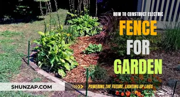 Constructing an Electric Fence: A Garden's Best Defense