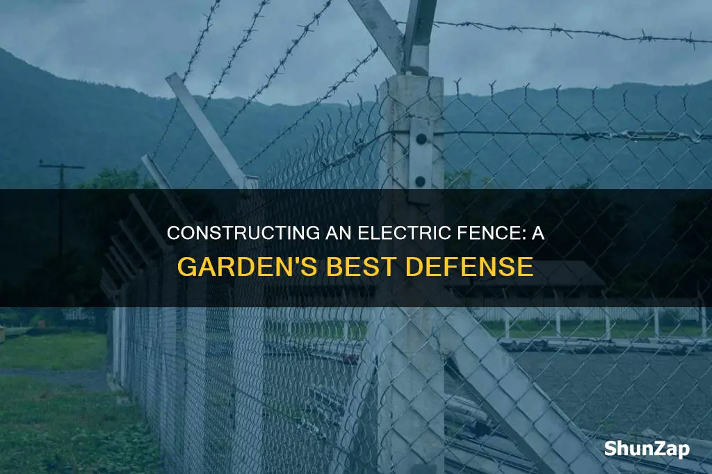 how to construct electric fence for garden