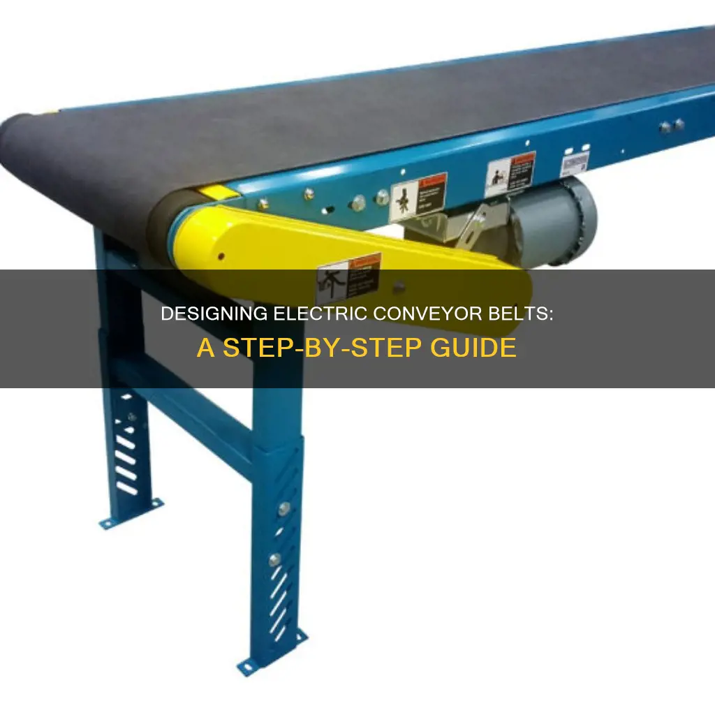 how to constuct an electric converyor belt