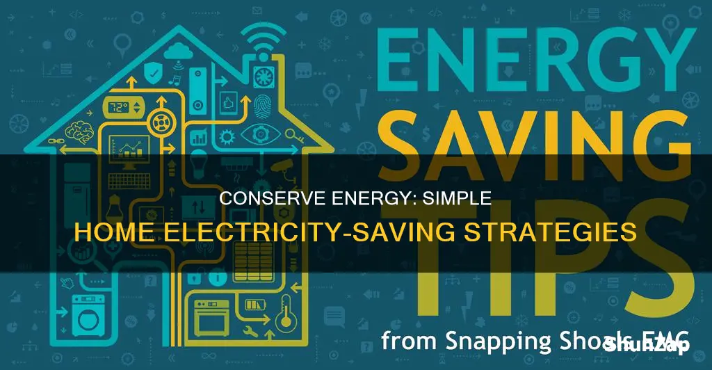 how to consume less electricity at home
