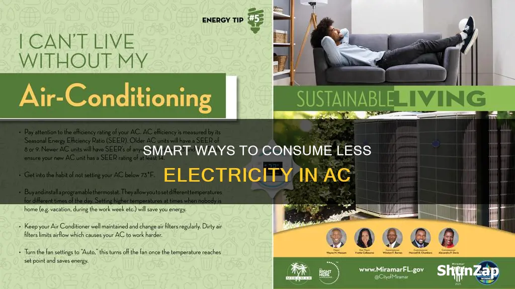 how to consume less electricity in ac