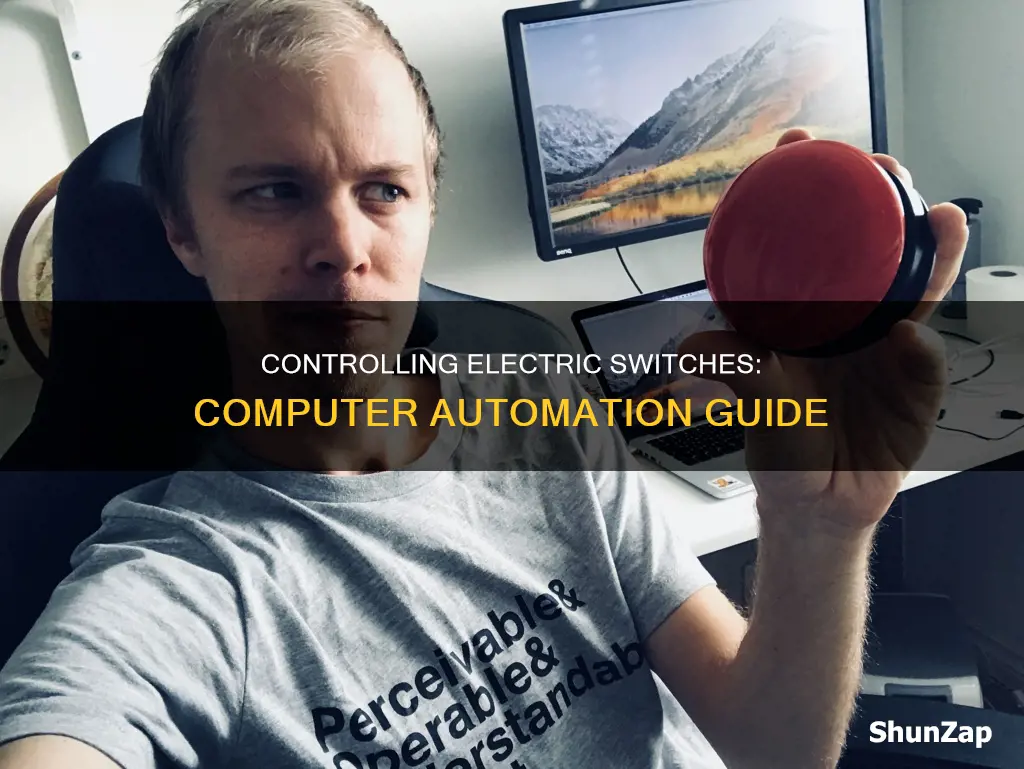 how to control electric switch with computer