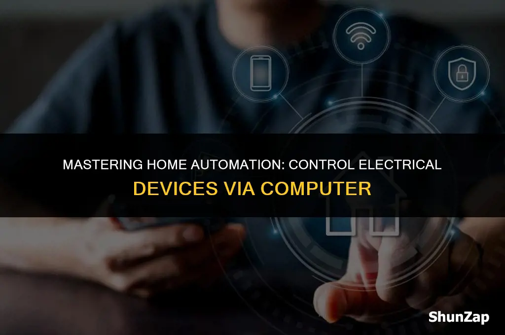 how to control electrical devices using computer