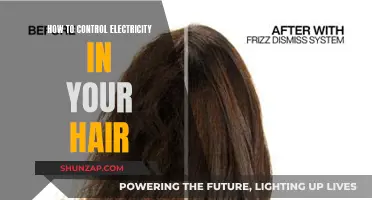 Taming Frizzy Hair: Control the Electric Charge