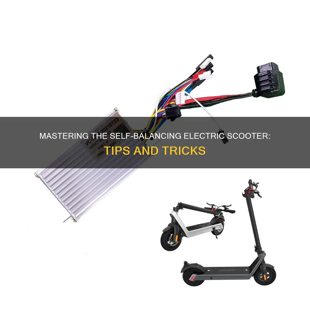how to control self balancing electric scooter
