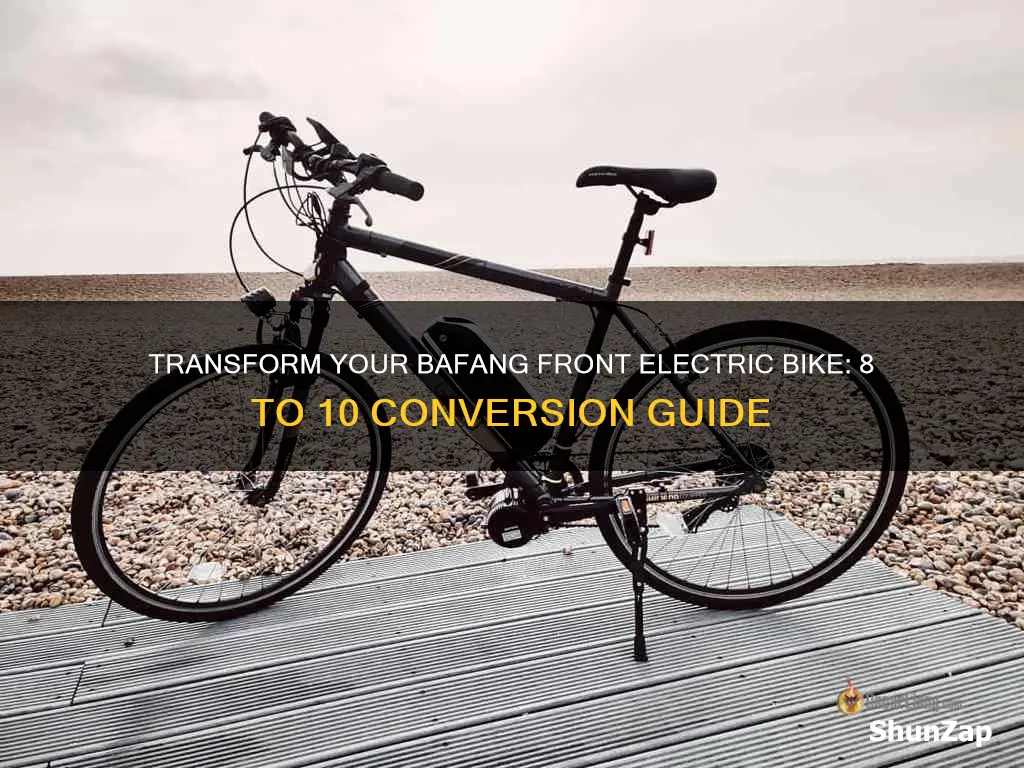 how to convert a bafang front electric bike