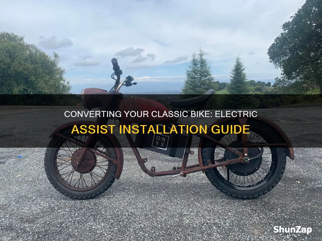 how to convert a classic bike to electric assist
