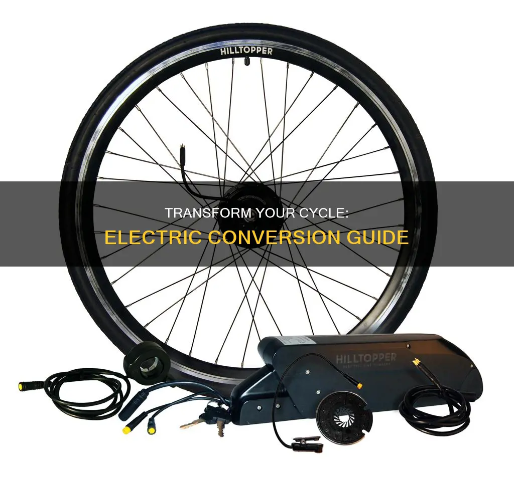how to convert a cycle to electric