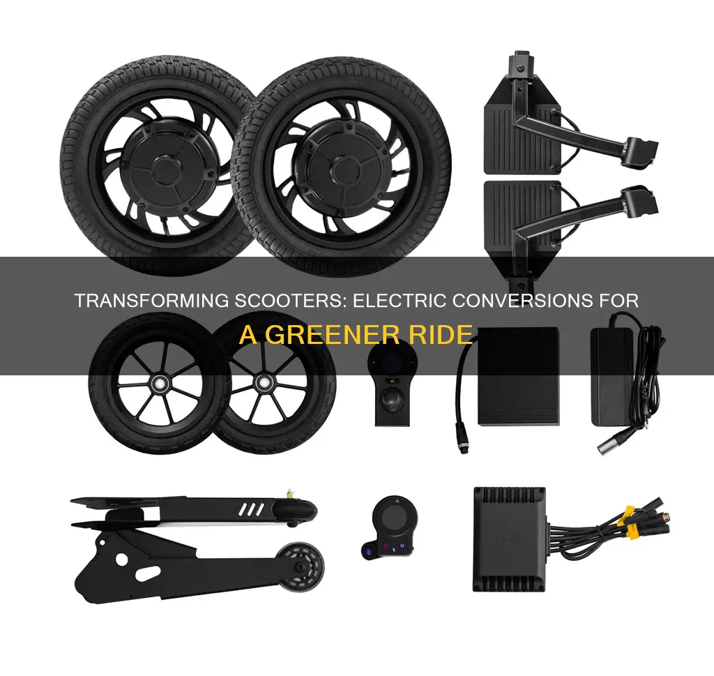 how to convert a scooter to electric