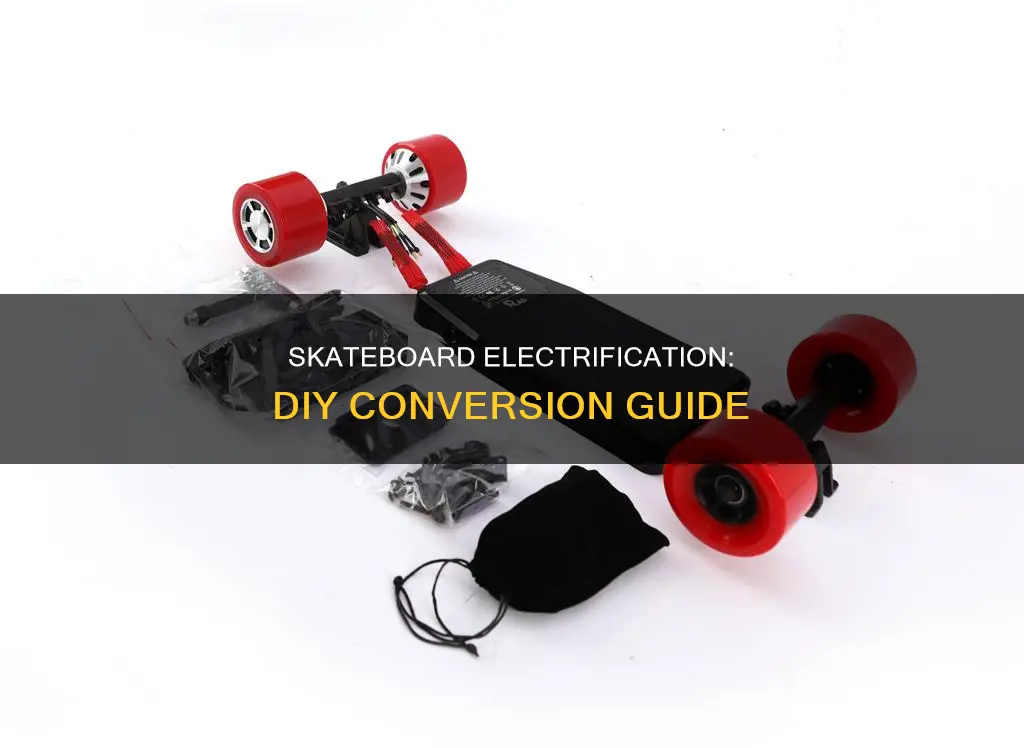 how to convert a skateboard to electric