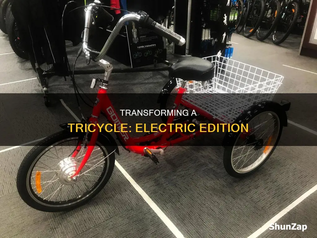 how to convert a tricycle to electric