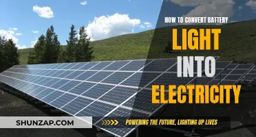 Converting Battery Light: Powering Homes with Sunlight