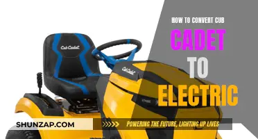 Converting Cub Cadet: Electric Makeover