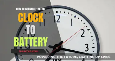 Converting Electric Clocks: Battery Power for Timeless Pieces