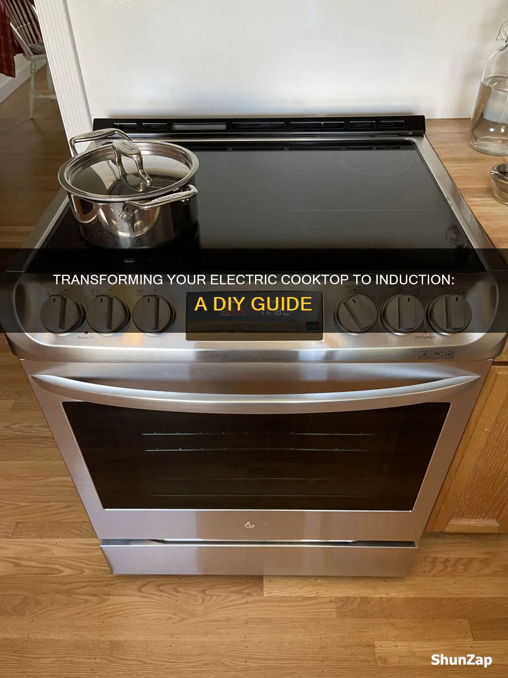how to convert electric cooktop to induction