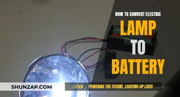 Transforming Electric Lamps: A DIY Guide to Battery Power