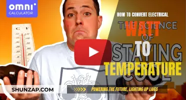 Watt-Temperature Conversion: Understanding the Switch