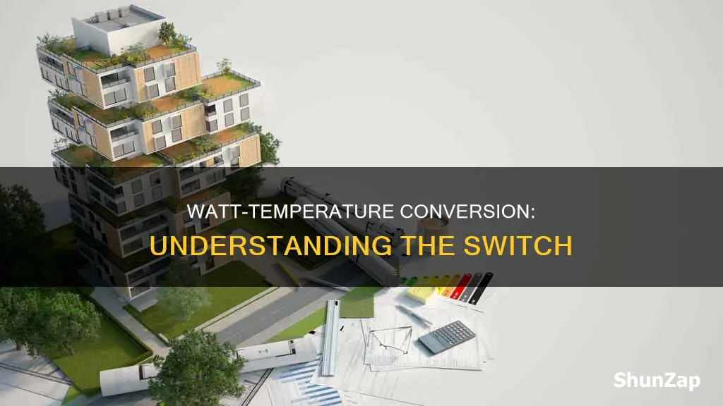how to convert electrical watt to temperature