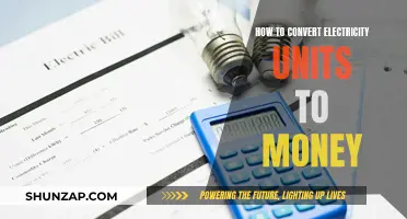 Electricity Units: Converting to Money for Your Wallet