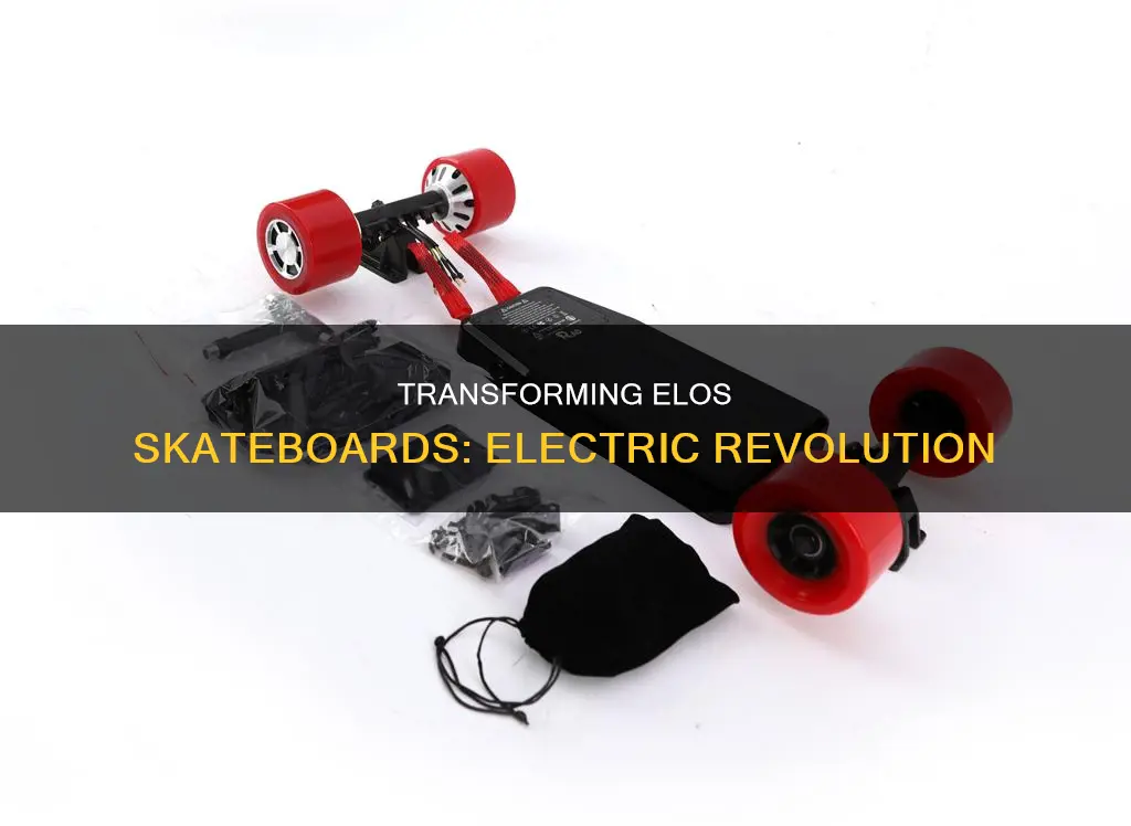 how to convert elos skateboard to electric