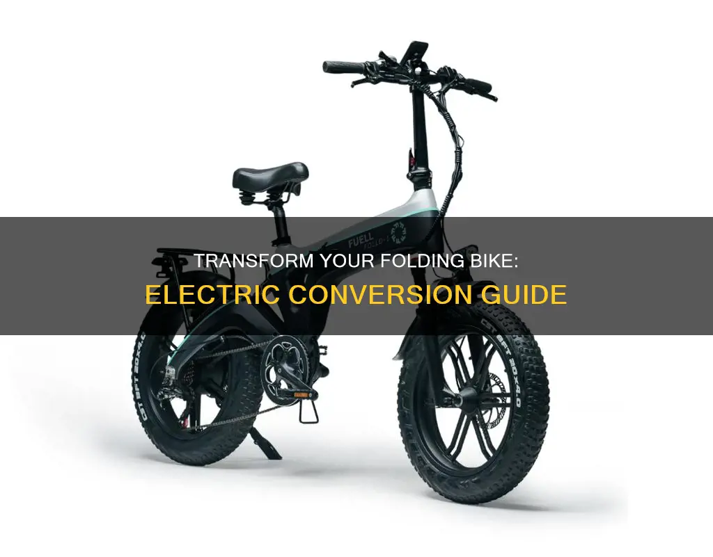 how to convert folding bike to electric