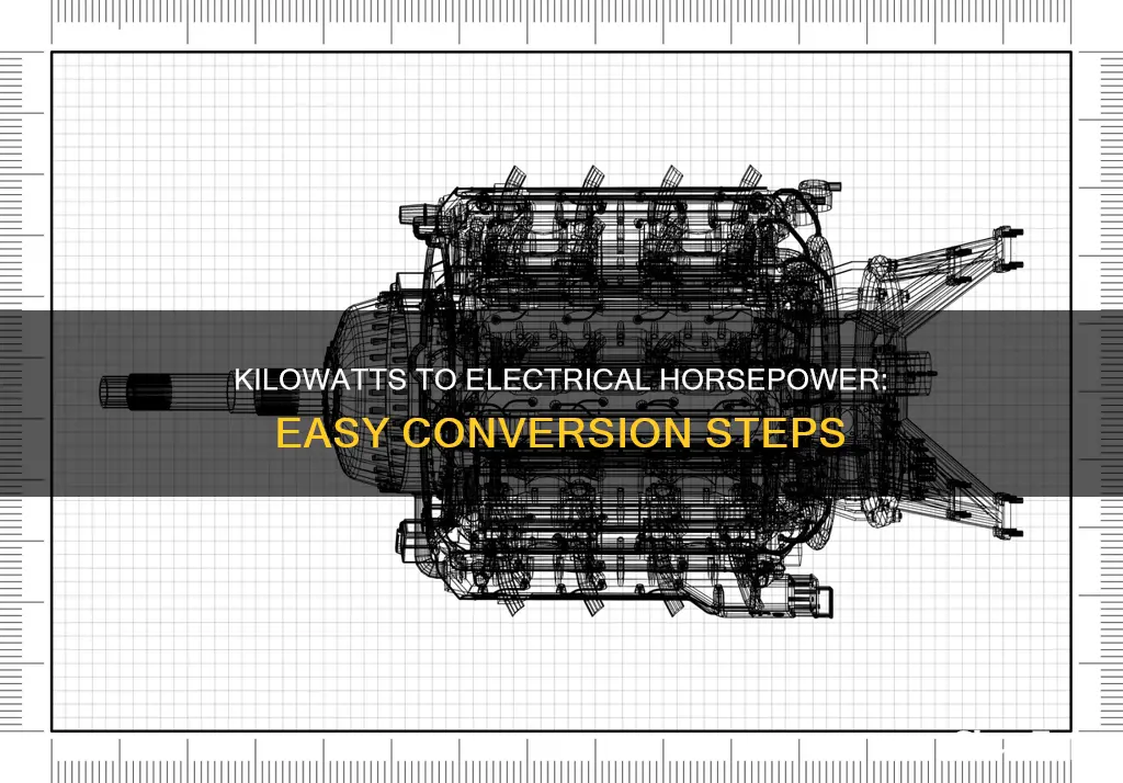 how to convert kilowatts to electrical horsepower