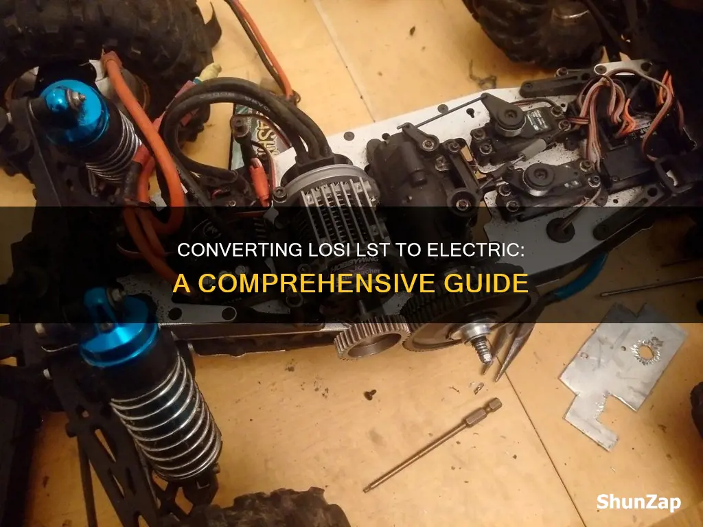 how to convert losi lst to electric
