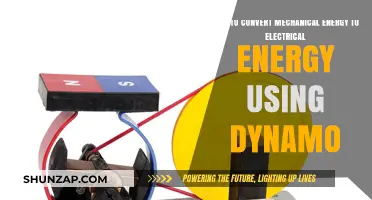 Harnessing Motion: A Guide to Converting Mechanical Energy to Electrical Energy with Dynamos
