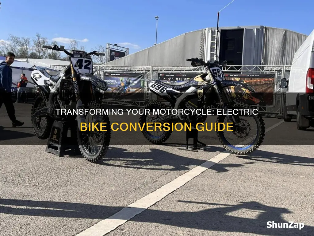how to convert motorcycle into electric bike