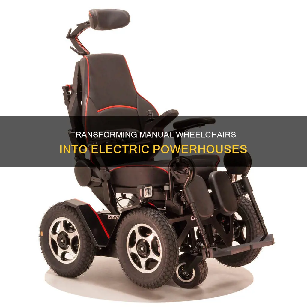 how to convert normal wheelchair to electric