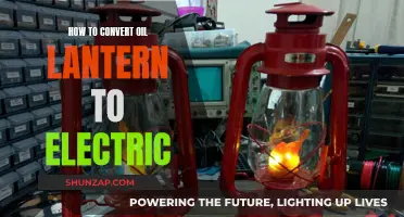 Converting Oil Lanterns: Electric Makeover for Your Vintage Décor