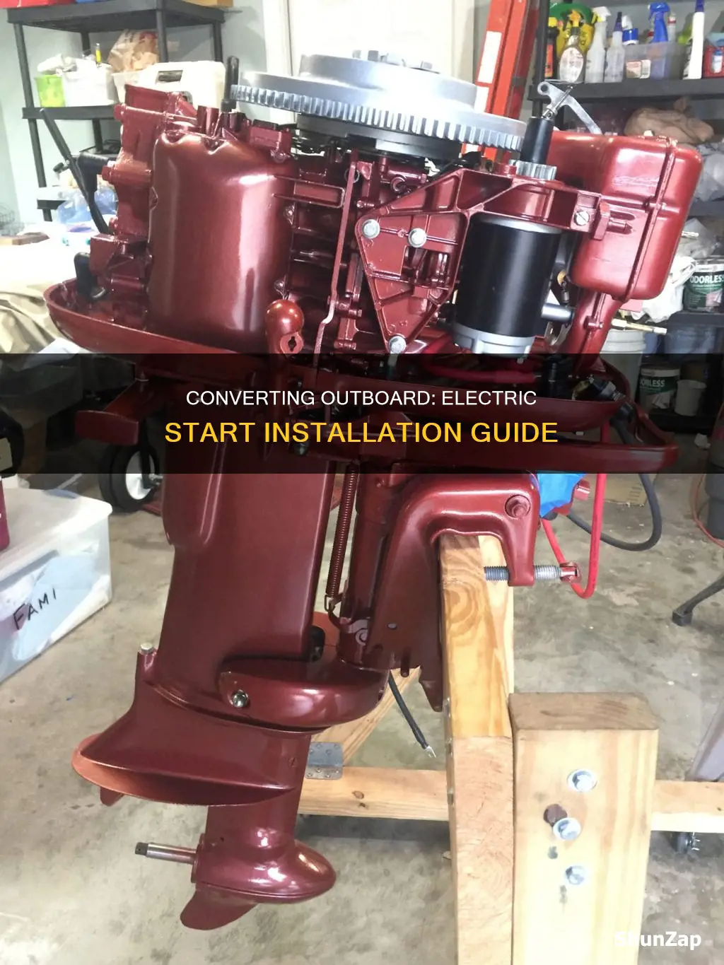 how to convert outboard to electric start