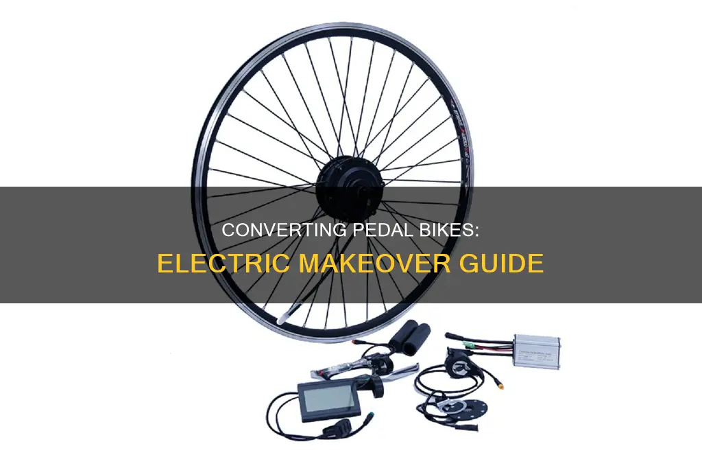 how to convert pedal bike to electric