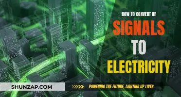 Harvesting Electricity from RF Signals