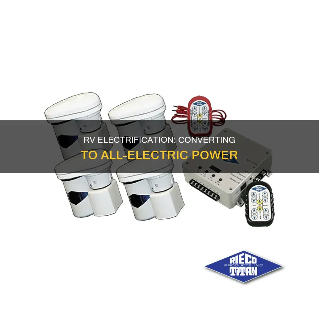 how to convert rv to all electric