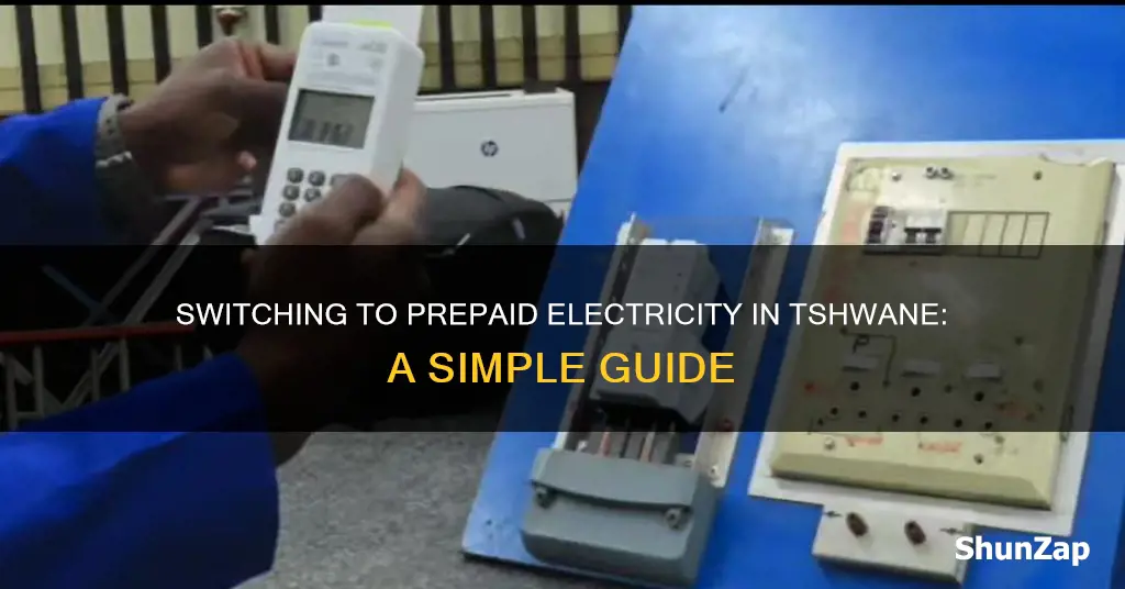 how to convert to prepaid electricity tshwane