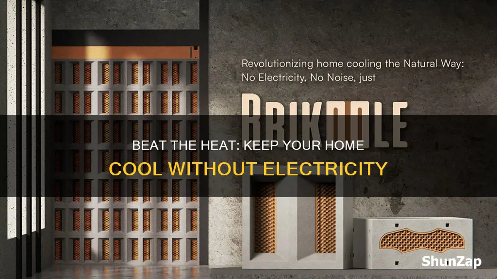 how to cool a house without electricity