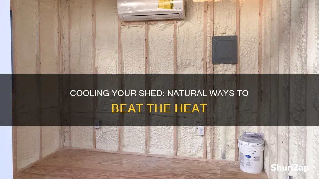 how to cool a shed without electricity