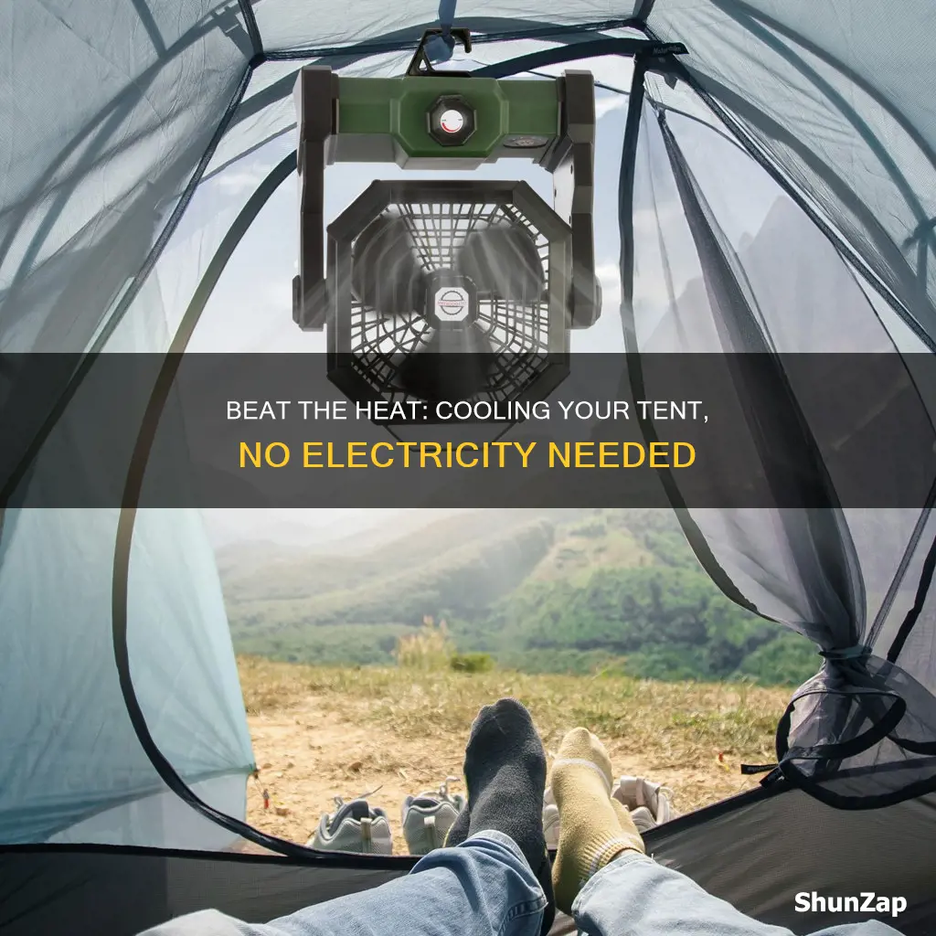 how to cool a tent without electricity