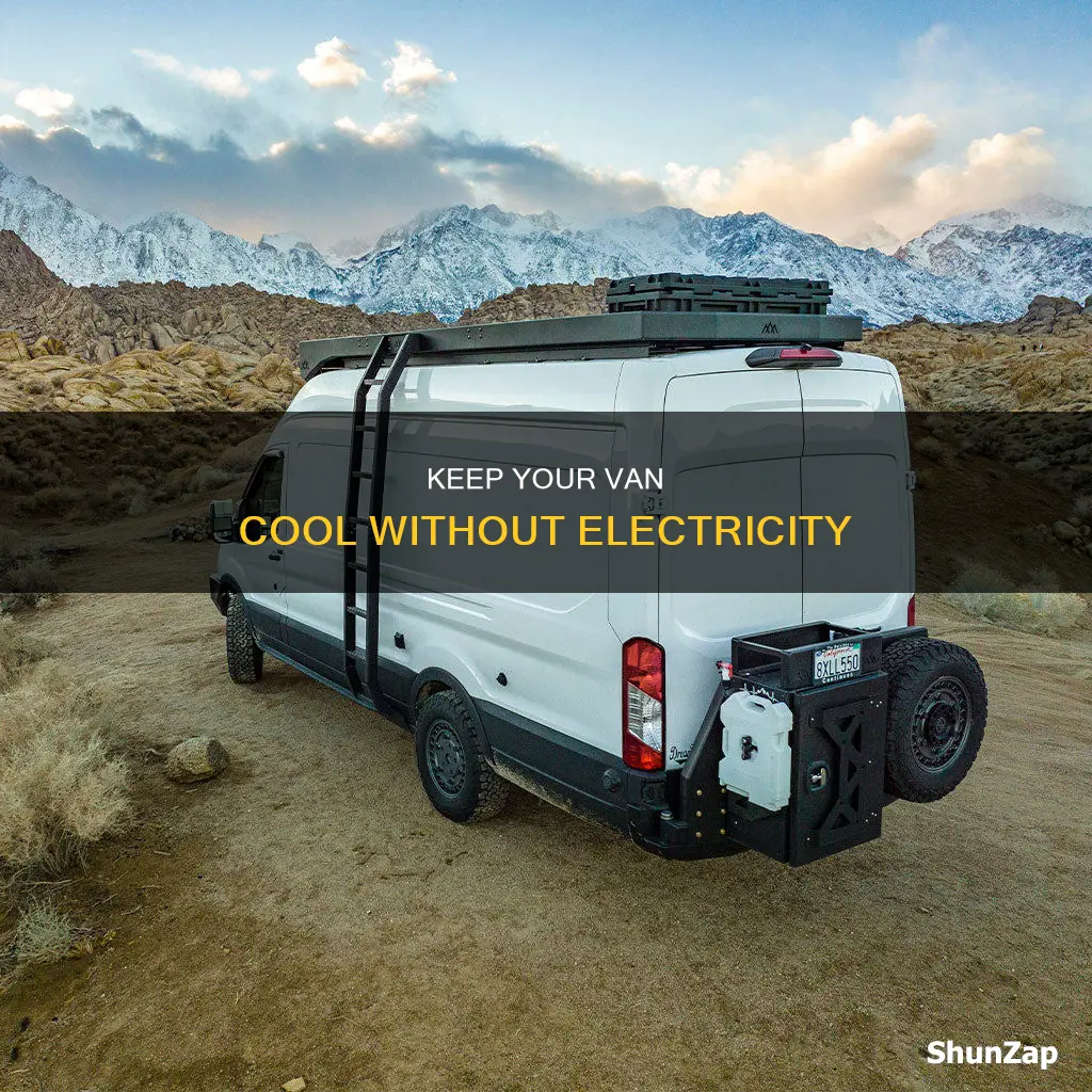 how to cool your van no electricity
