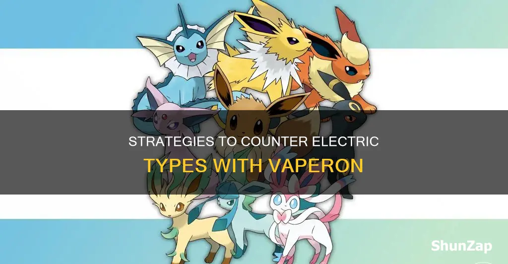 how to counter electric type on vaperon