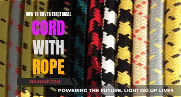 Concealing Electrical Cords: A Rope Trick