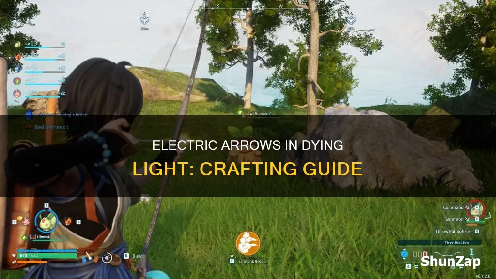 how to craft electric arrows dying light